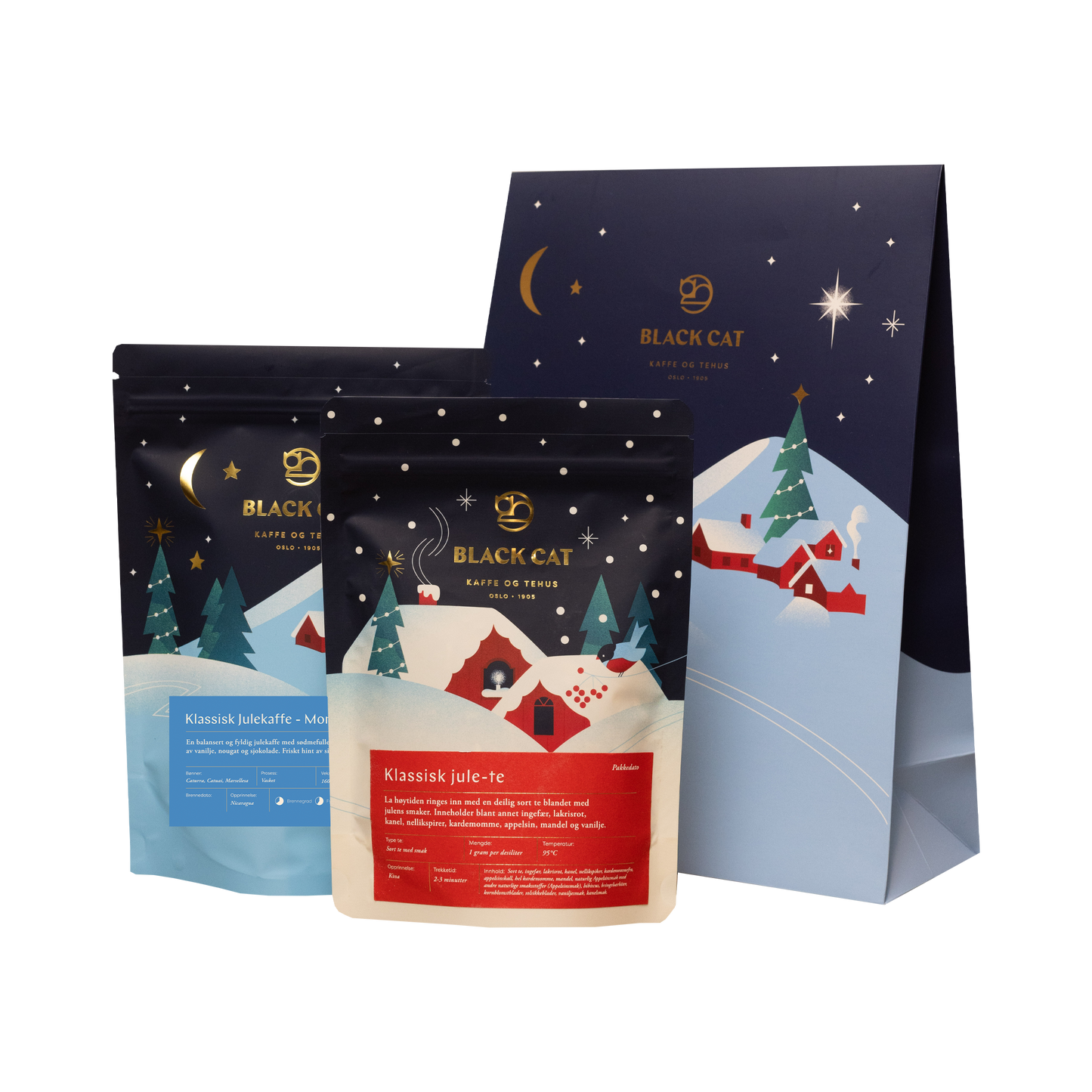 Klassisk gavepose til jul