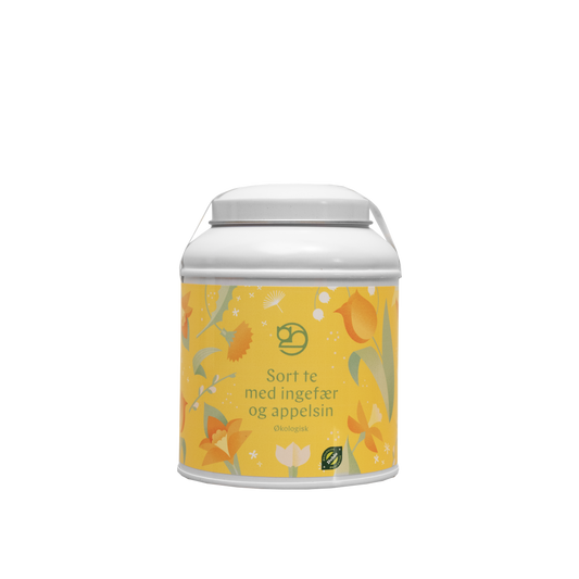 Sort te med ingefær og appelsin - 100g
