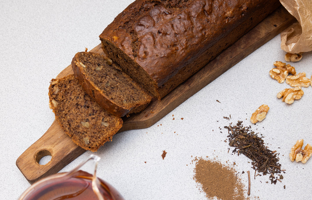 Oppskrift: Hojicha bananbrød