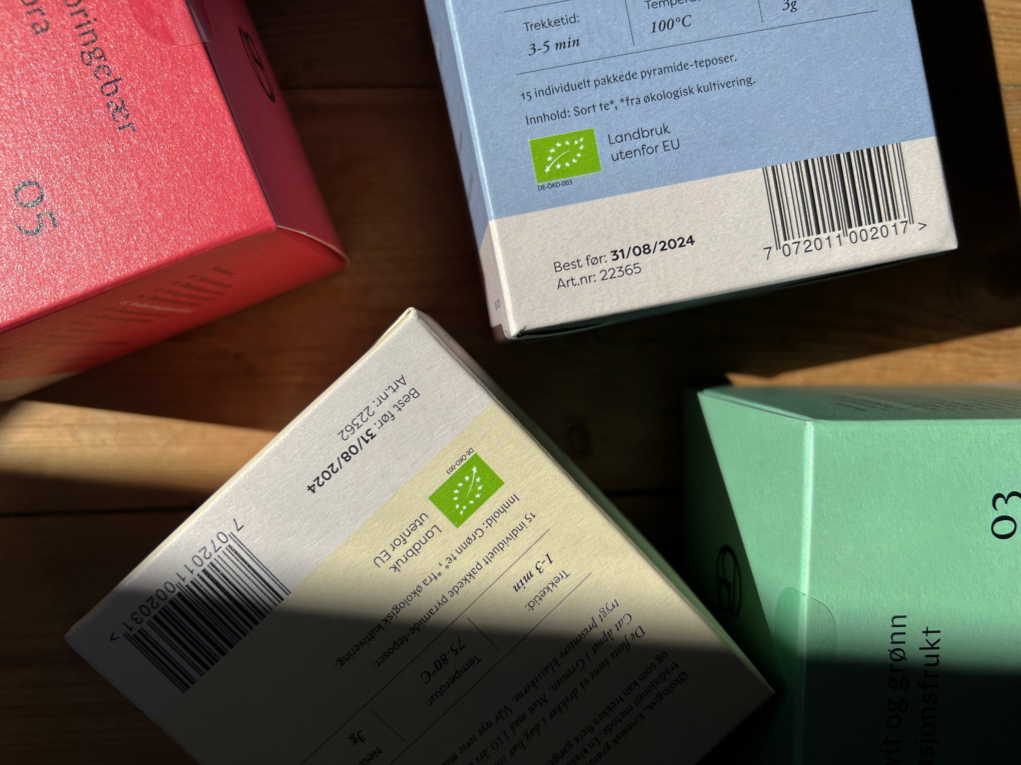 Hva betyr de forskjellige merkene på te og kaffe?