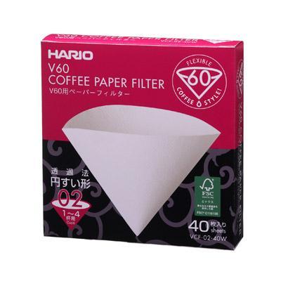 Hario Papirfilter for håndbrygger (40pk)