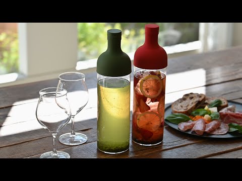 Hario Coldbrew Bottle 75cl - Rød